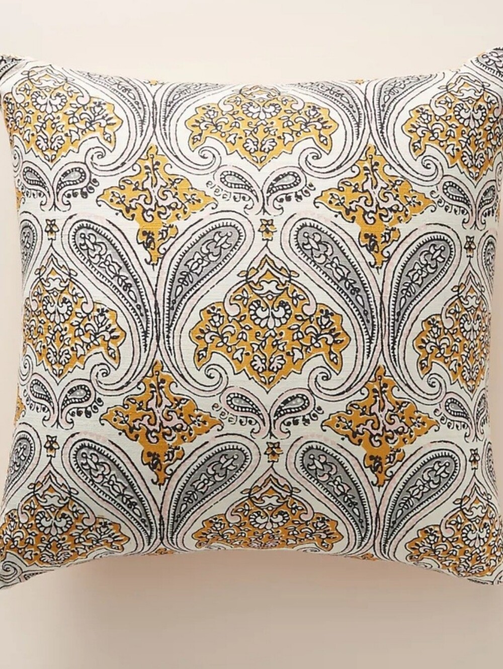 Helena Silk And Cotton Anthropologie Throw Pillow Case